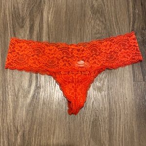 Skarlett Blue Red Lacey Thong